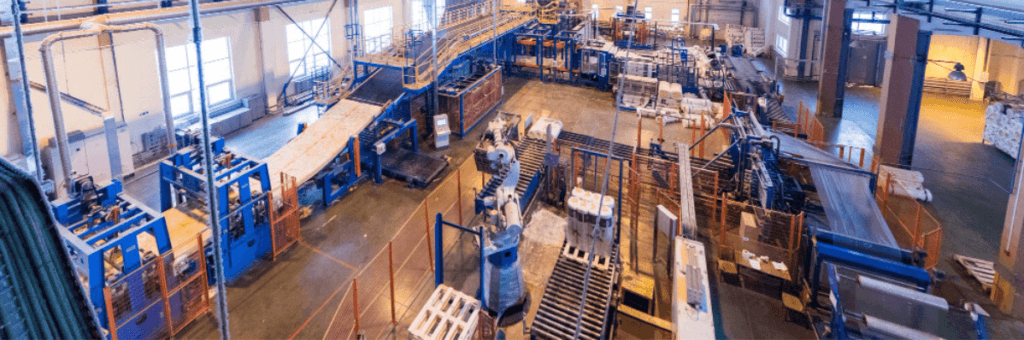 interior de una nave industrial