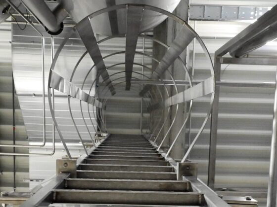 Inspección de una escalera