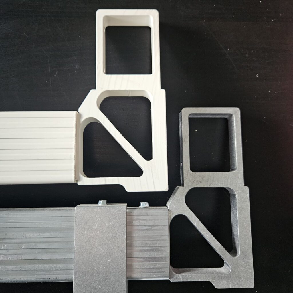 Barandilla con acabado lacado