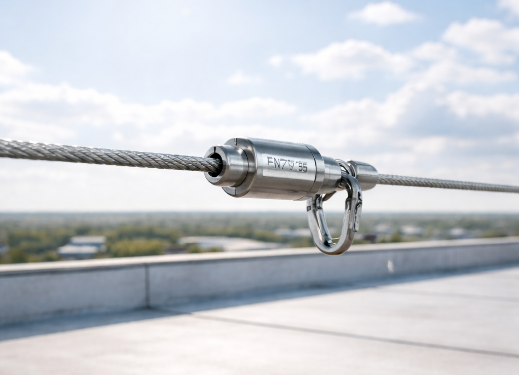 ejemplo de absorbedor de energia en linea de vida