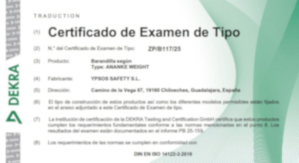 certificado ananke dekra